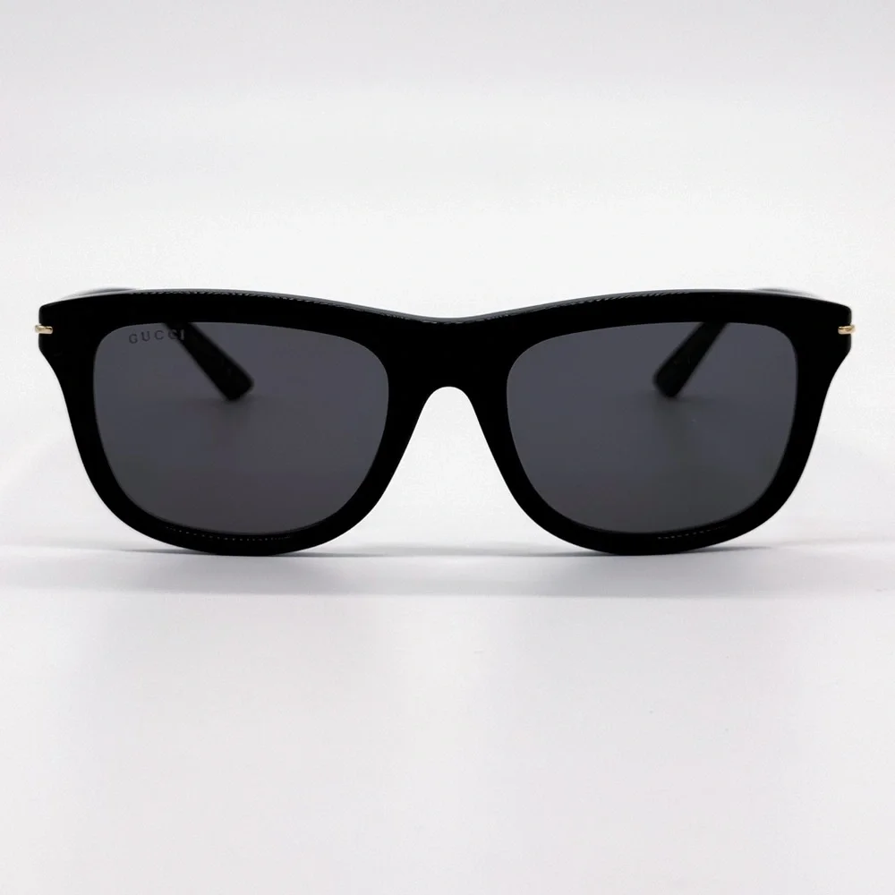 NEW GUCCI GG1444S 001 SQUARE BLACK GREY MEN SUNGLASSES GUCCI